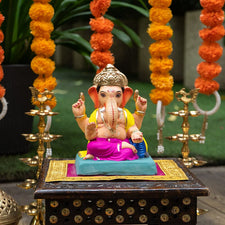 8INCH Eco-Friendly Shivrekar Ganpati | Plant-A-Ganesha