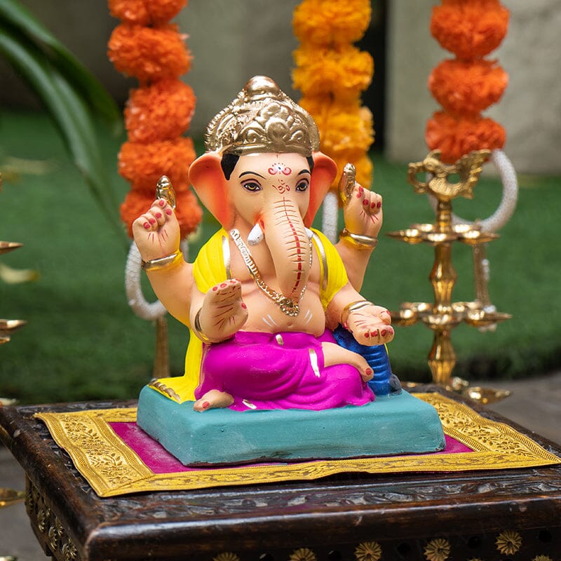 8INCH Eco-Friendly Shivrekar Ganpati | Plant-A-Ganesha