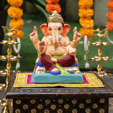 8INCH Eco-Friendly Siddhi Vinayak Ganpati | Plant-A-Ganesha