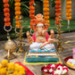 1.2FEET Eco-Friendly Dagdu Seth Feta Ganpati | Plant-A-Ganesha