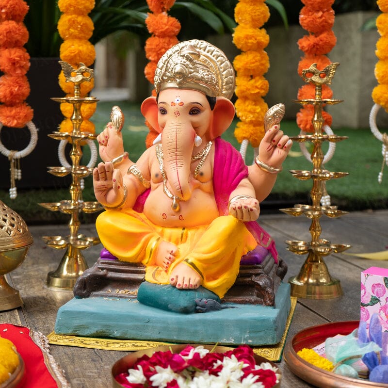 1.2FEET Eco-Friendly Gaurik Ganpati | Plant-A-Ganesha