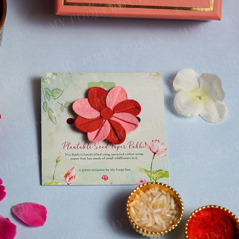 Buy Eco-Friendly Plantable Seed Flower Rakhi - Online in India - My ...
