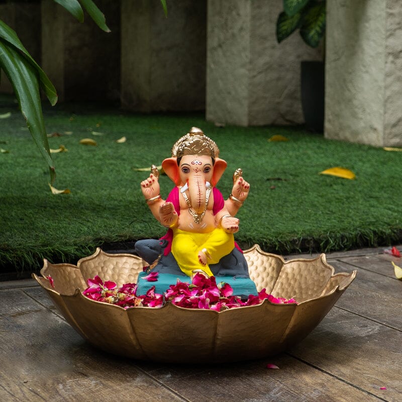 8INCH Eco-Friendly Gadadhara Ganpati | Plant-A-Ganesha