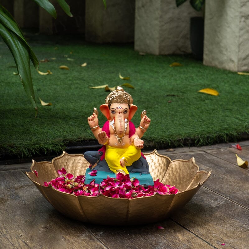 8INCH Eco-Friendly Gadadhara Ganpati | Plant-A-Ganesha