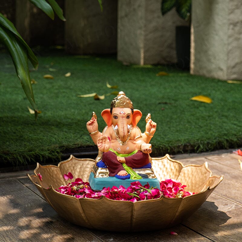 8INCH Eco-Friendly Siddhi Vinayak Ganpati | Plant-A-Ganesha