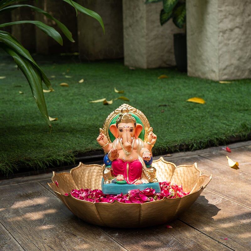 8INCH Eco-Friendly Lalbaugcha Raja Ganpati | Plant-A-Ganesha
