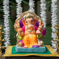 10INCH Eco-Friendly Lalbaugcha Raja Ganpati | Plant-A-Ganesha