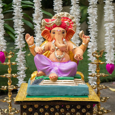 1FEET Eco-Friendly Shree Feta Ganpati | Plant-A-Ganesha