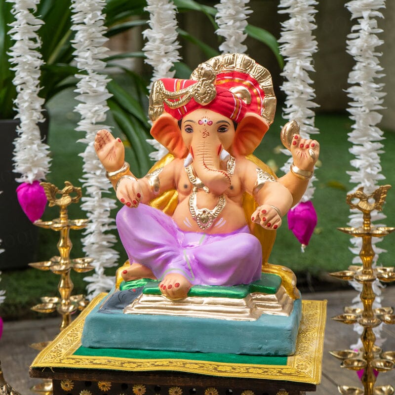 1FEET Eco-Friendly Shree Feta Ganpati | Plant-A-Ganesha