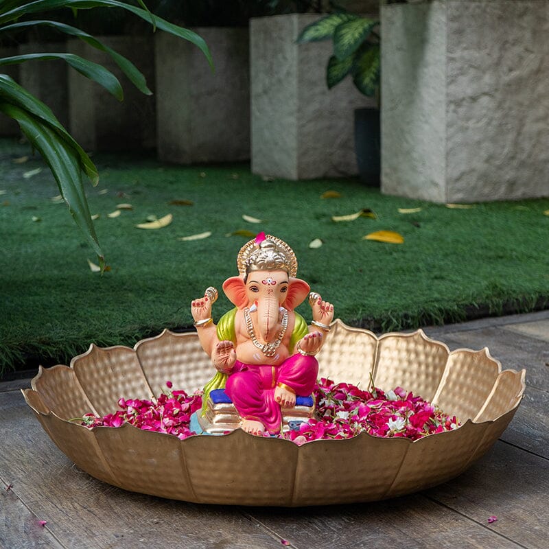 10INCH Eco-Friendly Vighnaharta Ganesh | Plant-A-Ganesha