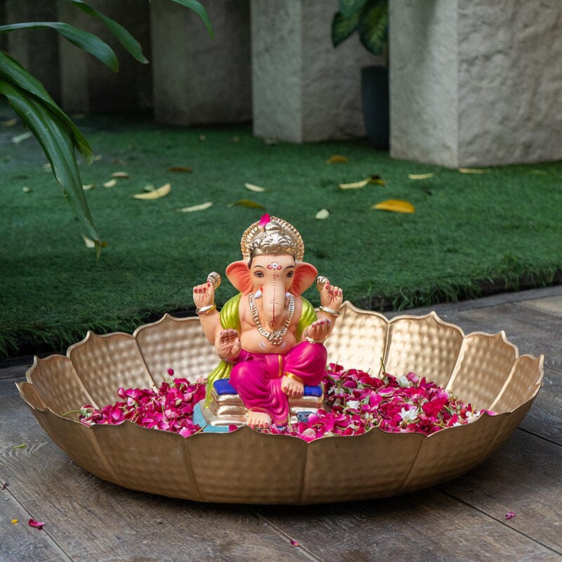 10INCH Eco-Friendly Vighnaharta Ganesh | Plant-A-Ganesha