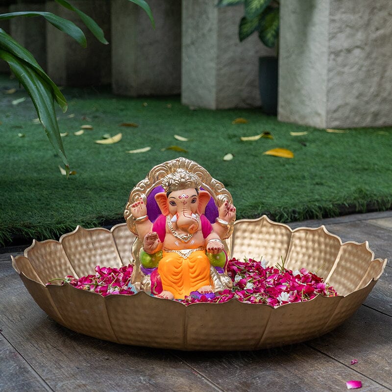10INCH Eco-Friendly Lalbaugcha Raja Ganpati | Plant-A-Ganesha