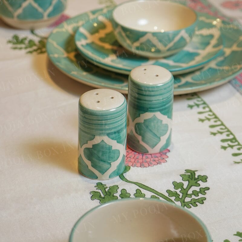 Green Umrao Dinner Set 37 Pc