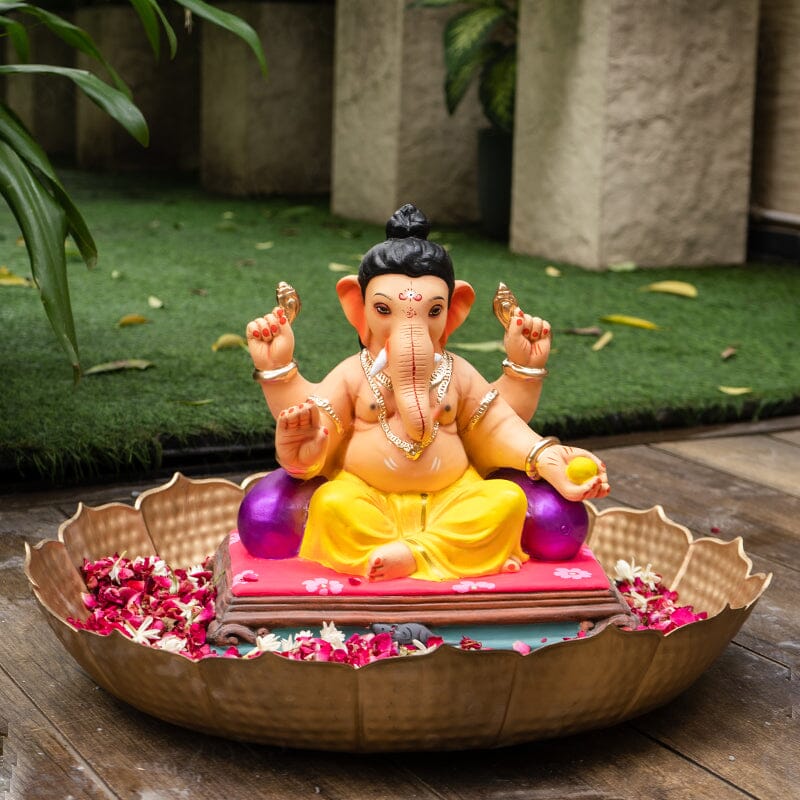 1.2FEET Eco-Friendly Gajavakra Ganapati | Plant-A-Ganesha