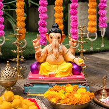 1.2FEET Eco-Friendly Gajavakra Ganapati | Plant-A-Ganesha