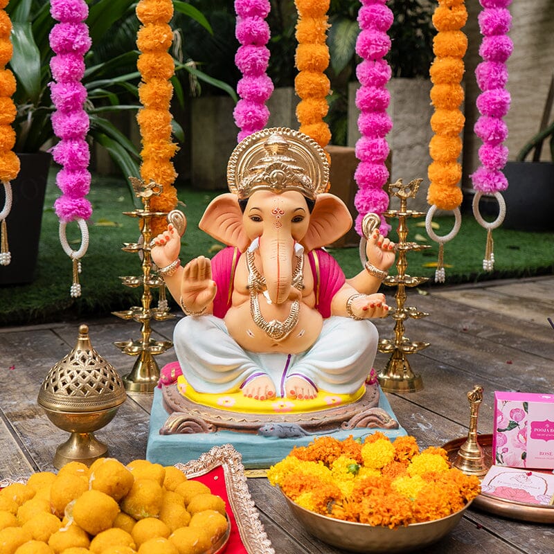 1.5FEET Eco-Friendly Prathameshwar Ganpati | Plant-A-Ganesha