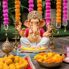 1.5FEET Eco-Friendly Prathameshwar Ganpati | Plant-A-Ganesha