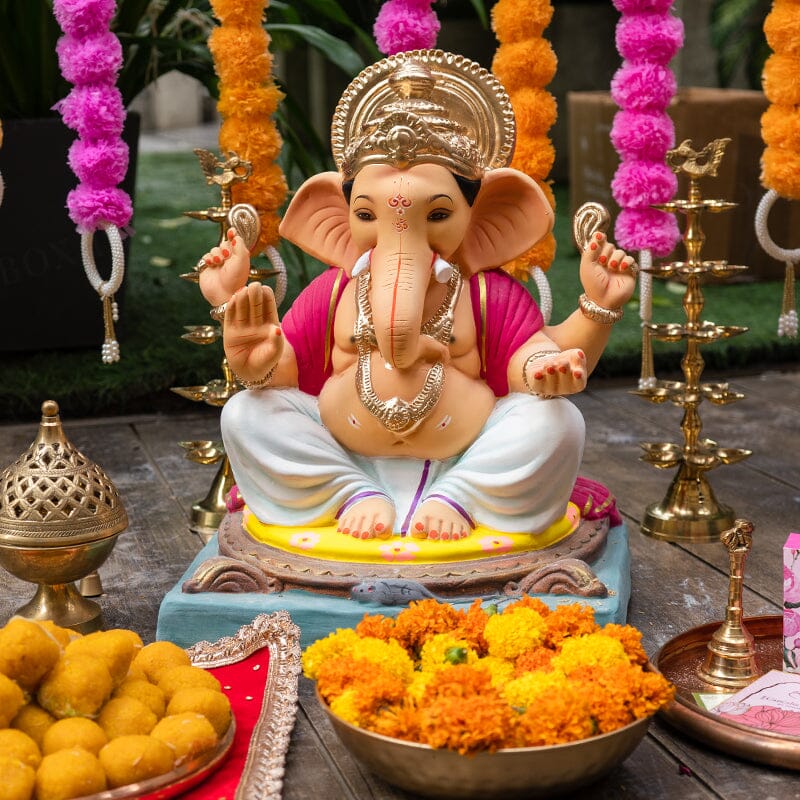 1.5FEET Eco-Friendly Prathameshwar Ganpati | Plant-A-Ganesha