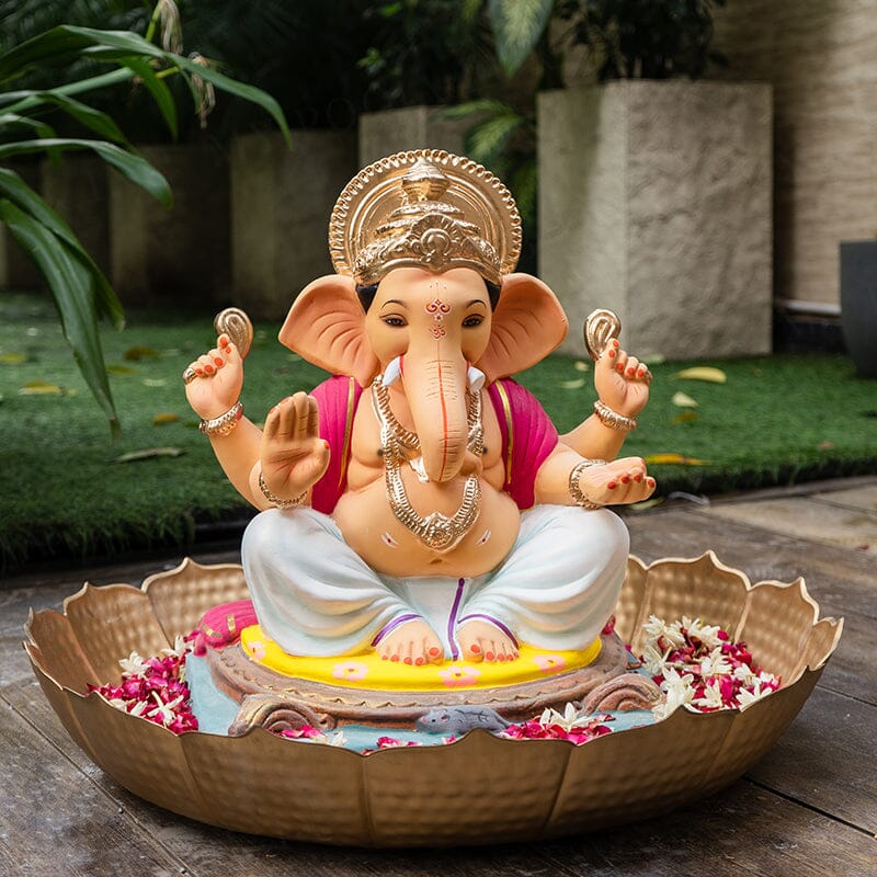 1.5FEET Eco-Friendly Prathameshwar Ganpati | Plant-A-Ganesha