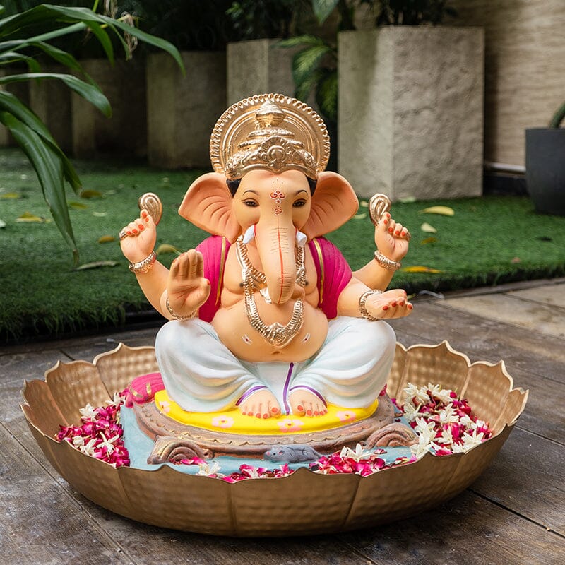 1.5FEET Eco-Friendly Prathameshwar Ganpati | Plant-A-Ganesha