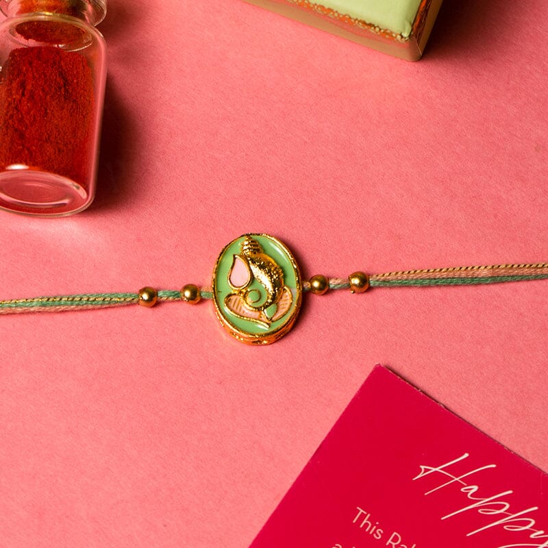 Lord Ganesha's Blessing Bhaiya Rakhi
