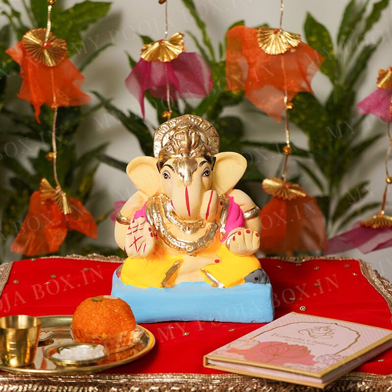 5INCH Eco-Friendly Akhurath Ganesh | Plant-A-Ganesha
