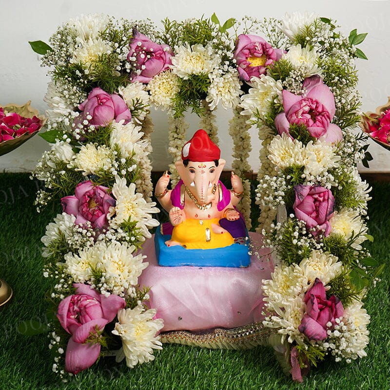 Lord Ganesh Raudra Roop Buy 7INCH Eco-Friendly Rudrapriya Ganesh | Plant-A-Ganesha - Online in ...