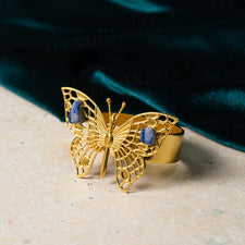 Butterfly Agate Napkin Holder (Set of Two)