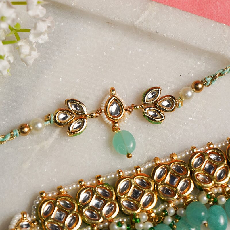 Graceful Timeless Bhaiya Bhabhi Rakhi Set
