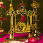 Krishna Vishram Meenakari Jhula