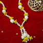 Adjustable Yellow Rose And Jasmine Garland