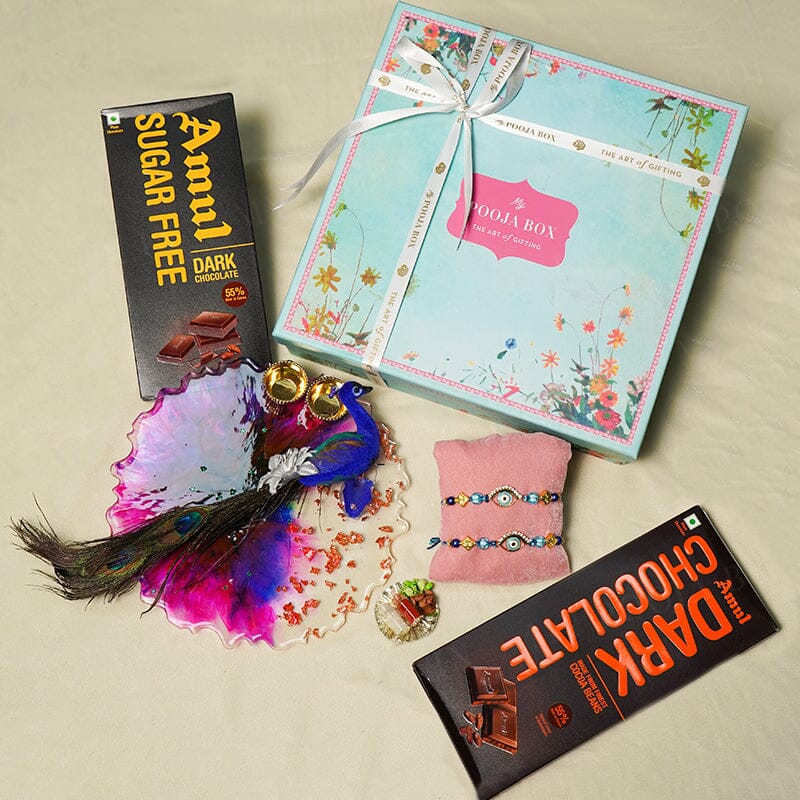 Eye Shaped Evil Eye Rakhi Gifting Box