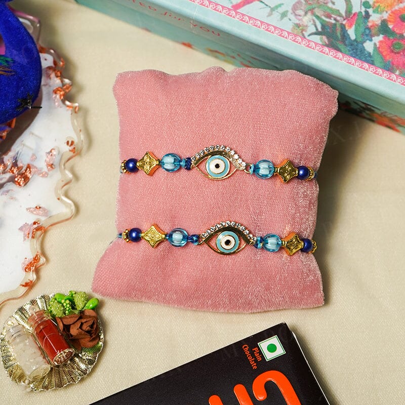 Eye Shaped Evil Eye Rakhi Gifting Box