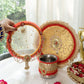 Dulhan Red Golden Karwa Chauth Thali Set