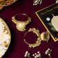 Royal Kundan Lemon Jhumka