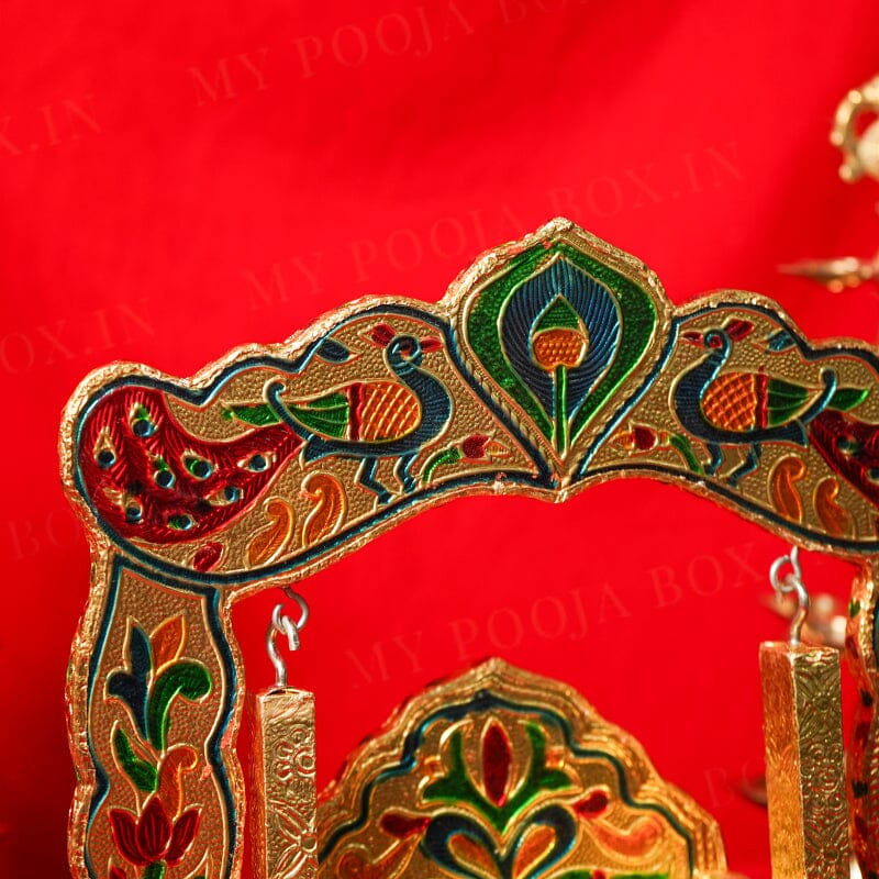 Meenakari Laddu Gopal Jhula