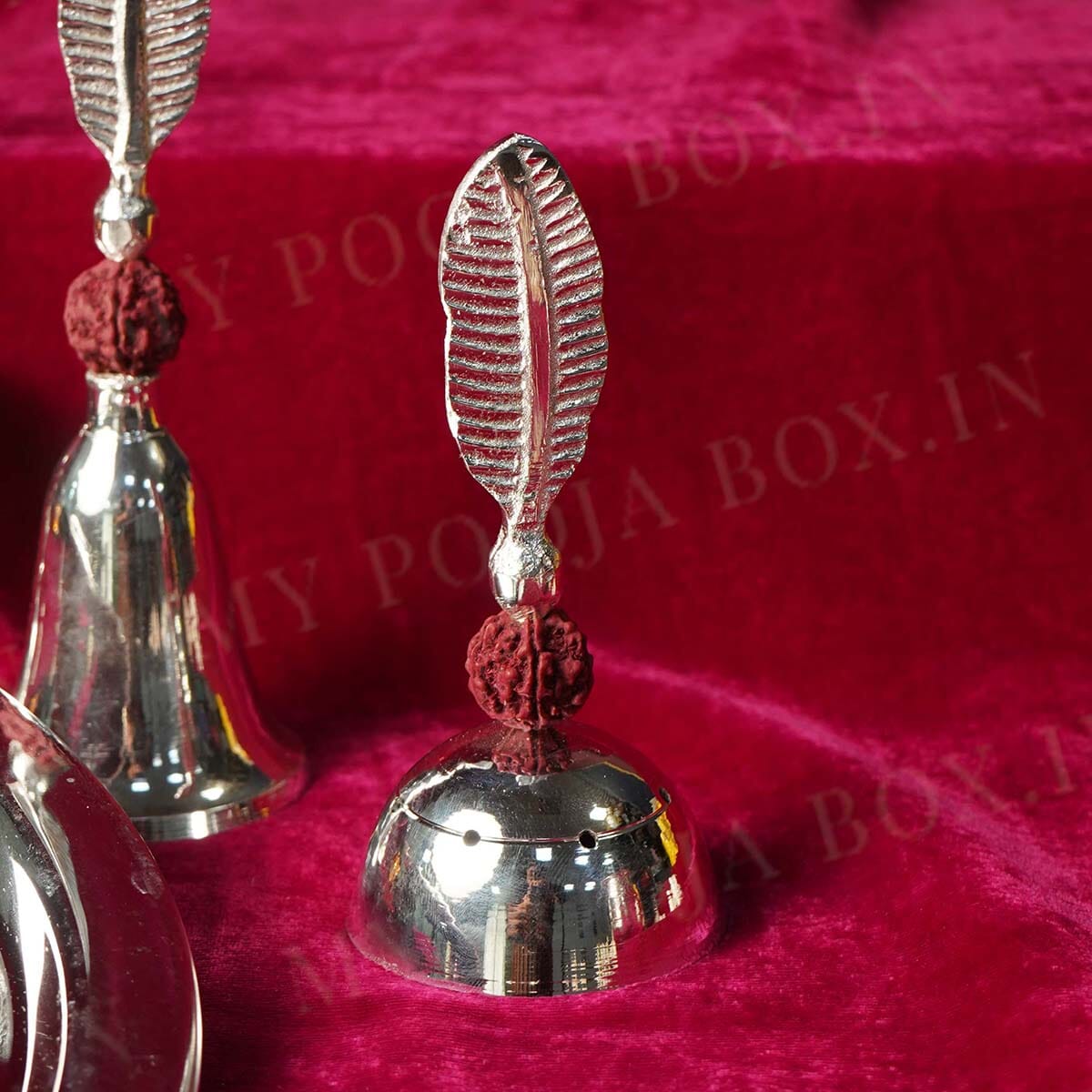 Elegant Silver Plated Pooja Thali Set