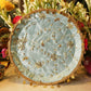 Light Blue Gold Coins Karwa Chauth Thali Set