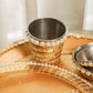 Gold Lace Karwa Chauth Thali Set with Cover