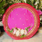 Pink Bloom Chic Karwa Chauth Thali Set