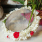 White & Red Flower Seive for Karwa Chauth
