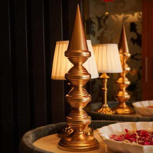 Majestic Cone Pillar Decoration Stands