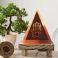 Pyramid Hamsa Evil Eye Himalayan Salt Lamp