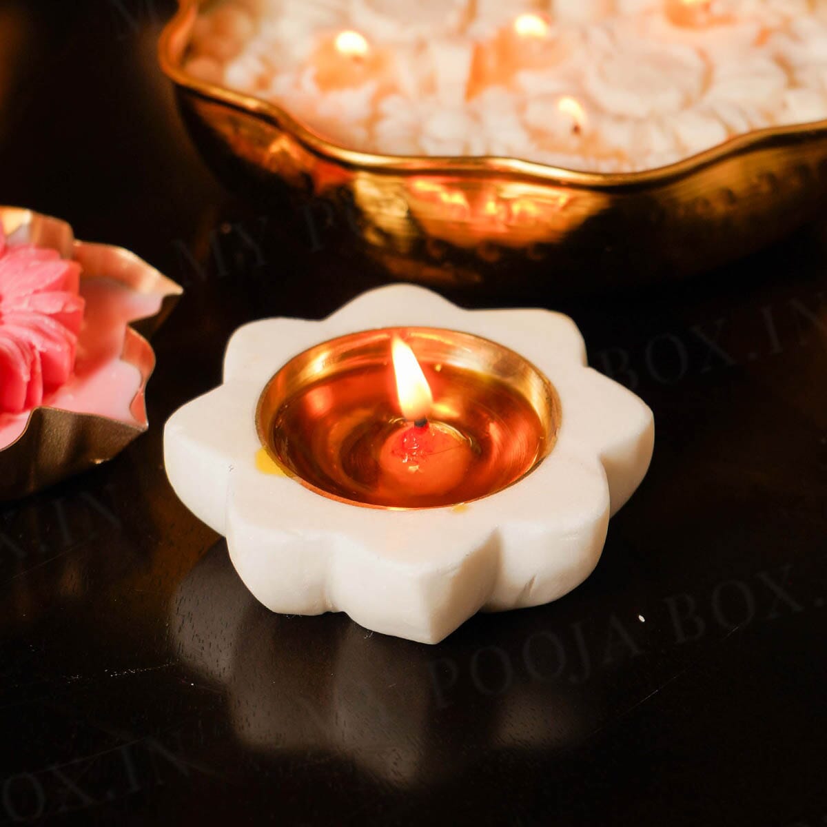 Handcrafted Marble Candle Holder