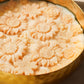 Jasmine Floral Wax Candle Urli (Gold)