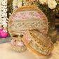 Shehnaaz Embellished Pink Karwa Chauth Thali Set