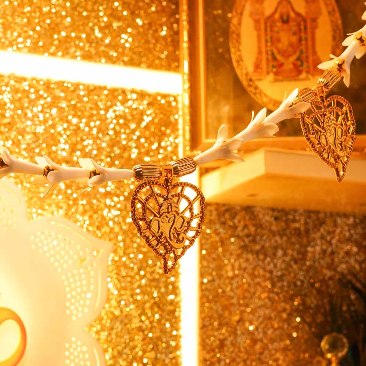 Ganpati Mandir Hanging Toran/ Bandhanwar