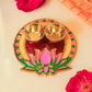 Phool Kamal Roli Akshat Mini Thali