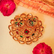 Golden Scallop Roli Akshat Mini Platter