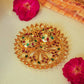 Golden Round Roli Akshat Mini Platter